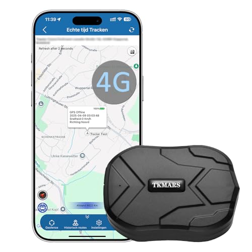 TKMARS TK905C 4G GPS Tracker 20000mAh Lange akkulaufzeit magnetisch wasserdicht Echtzeit-Tracking Ortungsgerät für Auto mehrere Alarmmodi mit kostenloser App ohne ABO