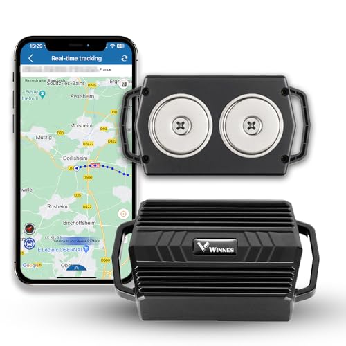 GPS Tracker Winnes Starker magnetischer GPS-Tracker Echtzeitüberwachung GPS Locator Anti-verloren Langer Standby GPS Einheit für Fahrzeug Auto mit Kostenlose App TK935
