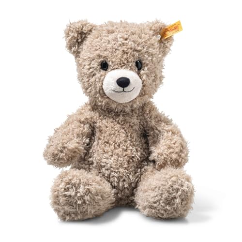 Steiff Caspar Teddybär Nachtlicht Hellbraun 28cm Soft Cuddly Friends Kuscheltier Einschlafhilfe Teddy Schlaflicht aus kuschelweichem Plüsch Nachtlampe
