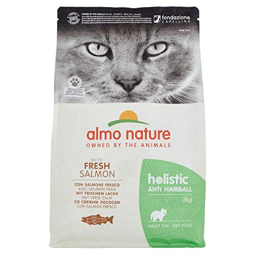 ALMO NATURE Adult Anti-Hairball with Salmon - Dry Cat Food - 2 kg