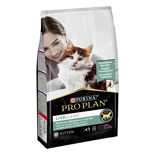 PURINA LiveClear Kitten Truthahn 1 4kg Schmackhaftes Alleinfuttermittel Kann zur Unterstützung von einem gesunden Immunsystem beitragen Mit Truthahn und Reis