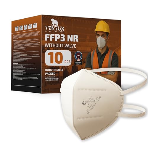 VENTUX SAFETY EQUIPMENT CE zertifiziert Hoher Schutz 99% Ohne Farbe Weiß