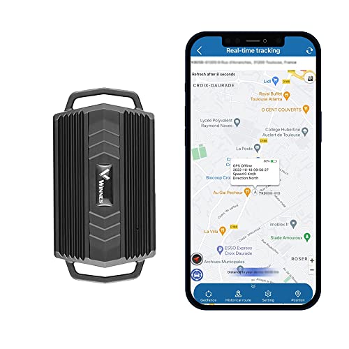 GPS Tracker Winnes Starker magnetischer GPS-Tracker Echtzeitüberwachung GPS Locator Anti-verloren Langer Standby GPS Einheit für Fahrzeug Auto mit Kostenlose App TK935