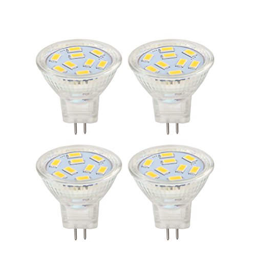 Gu4 Mr11 LED 12v 2w Lampen spots Lampe warmweiss 3000 K ersetzt 20W Halogenlampen HRYSPN 200lm 120 Abstrahlwinkel. 4er Pack