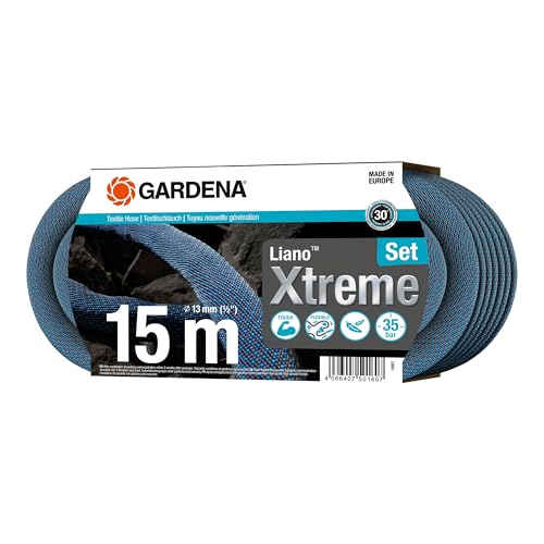 GARDENA Liano Xtreme 18467-20 15m 1 2 Zoll 1 St. Textilschlauch-Set