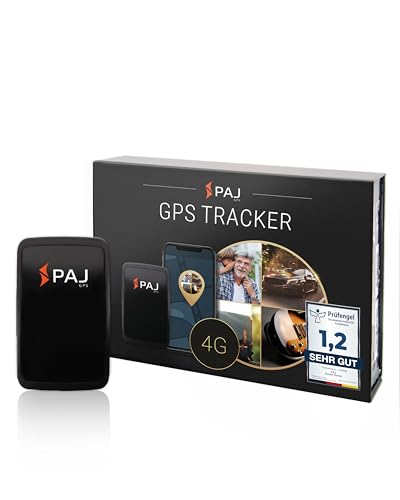 PAJ Allround Finder 4G etwa 20 Tage Akkulaufzeit bis zu 40 Tage im Standby Modus Live Ortung Peilsender für Personen