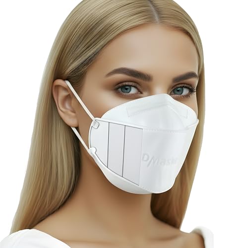 faciemF 20x FFP2 Atemschutzmaske LK weiß 100% Made in Germany Schutzmaske Fischform Deutschland CE zertifiziert OEKO TEX Klimaneutraler Mundschutz Staubschutz VIRU-fil Nachfolgemodell