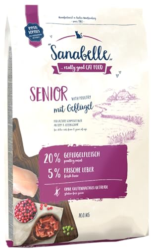 Sanabelle Senior Katzentrockenfutter für ältere ab dem 8. Lebensjahr 1x 10 kg