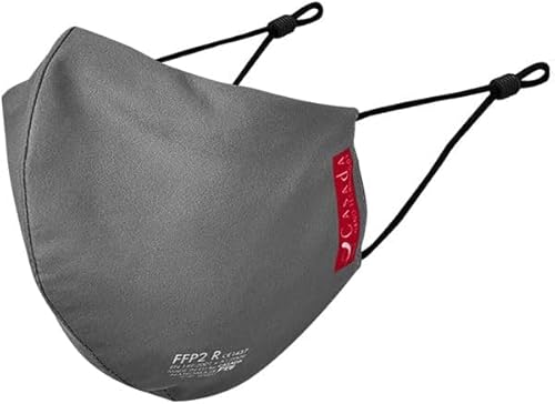 FFP2 zertifizierte Nano-Maske-PRO grau ab 5er Set Casada - Gesichtsschutz Hygiene Schutzmaske Mehrwegmaske Mundschutz Wiederverwendbar Waschbar 10