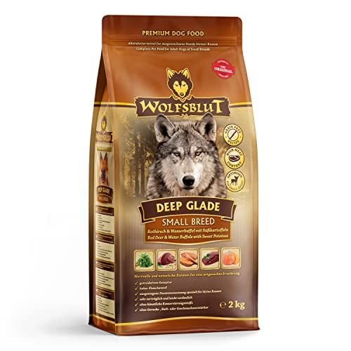 Wolfsblut - Deep Glade Small Breed - 2 kg - Rothirsch und Wasserbüffel - Trockenfutter - Hundefutter - Getreidefrei