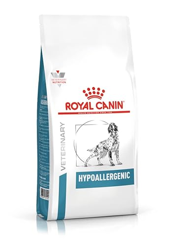 Royal Canin Veterinary Hypoallergenic 7 Diät Alleinfuttermittel für ausgewachsene Hunde Zur Minderung von Ausgangserzeugnis und Nährstoffintoleranzerscheinungen