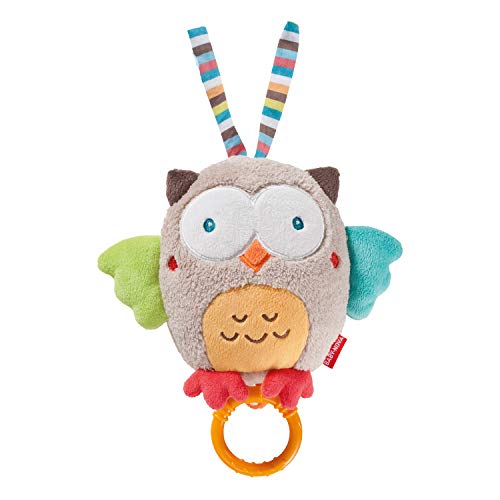 babynova Spieluhr Eule ab 0 Monate Einschlafhilfe für Babys Musik Spieluhr mit der Melodie Schlaf Kindlein Schlaf - Schlafhilfe zum Aufhängen und Aufziehen Geschenk zur Geburt