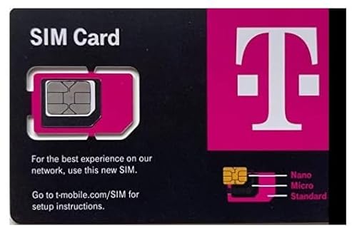 T-Mobile Prepaid-SIM-Karte Unbegrenzte Internetdaten in den USA 5 GB kostenloses Roaming in Kanada und Mexiko Unbegrenzte Anrufe und SMS