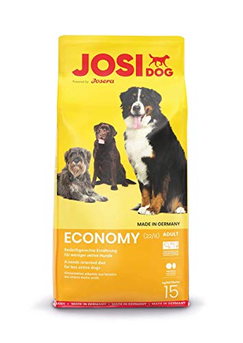 JosiDog Economy 1 x 15 kg Hundefutter fÃ¼r ausgewachsene Hunde Trockenfutter powered by JOSERA 1er Pack