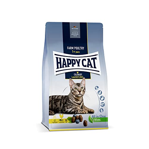 Happy Cat 70569   Culinary Adult Land Geflügel   Trockenfutter für ausgewachsene und Kater   1 3kg Inhalt