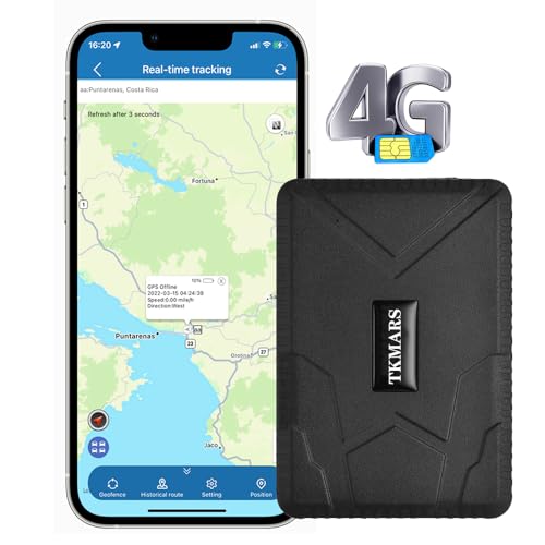  TK915 7800mAh Akku magnetisch funktioniert über SMS Webplattform Verschiedene Alarmmodi geeignet für Pkw LKW Flotten