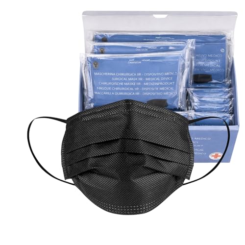 SS-Medical 100 stuck Medizinisch Type IIR Norm EN14683 zertifizierte Mundschutzmasken OP Masken 3-lagig Mundschutz Gesichtsmaske Einwegmaske BFE 98% surgical mask