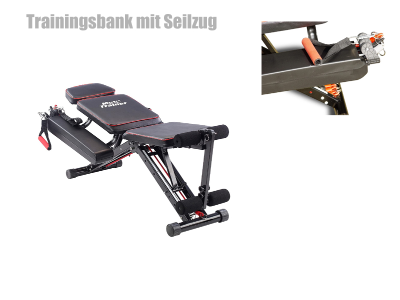 Trainingsbank mit Seilzug