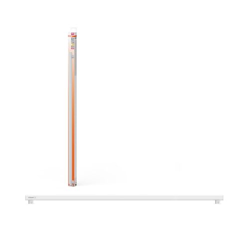 OSRAM LEDinestra stabförmige Lampe aus gefrostetem Kunststoff S14s Fassung dimmbar warmweißes Licht mit 2700 K 100 cm lang 9.9 W 1055 lm ausgezeichnete Farbwiedergabe mit CRI 90 EEK F.