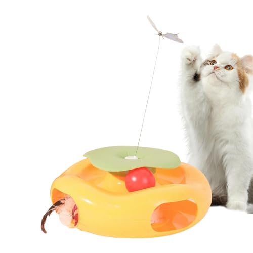 Generisch Elektrische Katzen Spielzeuge - Elektrisches Flattern Schmetterling Spiel Interaktives Katzenspielzeug - Leises Haustier Spielzeug Für Unterhaltung Training Zuhause Garten Balkon Wohnzimmer