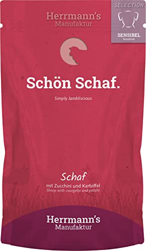 Herrmanns Hundefutter Schaf mit Zucchini und Kartoffeln 100 g