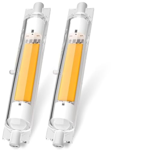 ACAATVE 30W Naturweiß 4000K 3000LM 118 mm COBühbirne für 300W J118mm für Zuhause Außenbeleuchtung 2 Stück