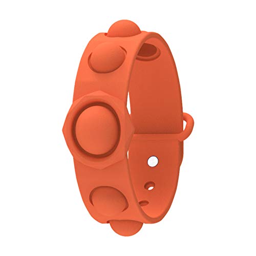 GMtes   Modisches Silikonarmband Dekompressionsspielzeug das leicht zu tragen ist Stressabbau Handspielzeug für Orange