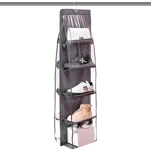 Hängender Schuhschrank aus Stoff - Schuhregal aus Stoff zum Aufhängen von 10 Paaren - Schuh-Organizer für Tür und Schrank ideal für Schuhe von Kindern und Erwachsenen