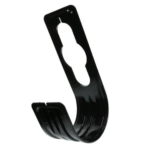 F Fityle 5x25ft 50ft 75ft 100ft Flexibler Gartenschlauchhalter Rohrhalterung Schwarz Schlauchhalter 3 STK.