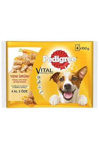  Bonus Pack Pouch Beef Rabbit Turkey Carrot   4x100g
