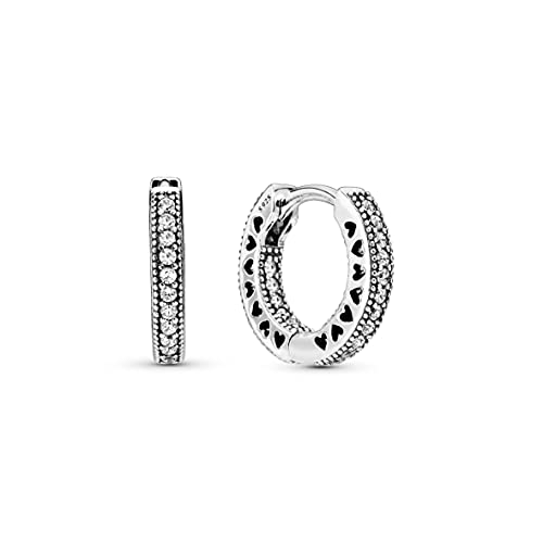 PANDORA Unendliche Herzen Kreolen Zirkonia 296317CZ