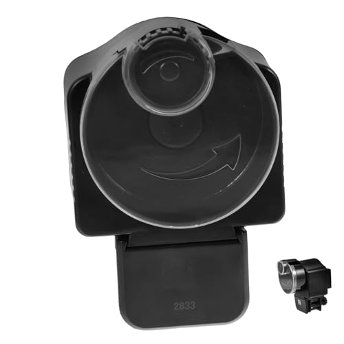 Toyvian für Aquarien Elektrischer Futterspender Timer für Fütterungen pro Tag für Kleine Tanks Hält Futter Frisch