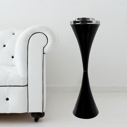 Standaschenbecher für den Außenbereich kommerzieller Aschenbecher aus Edelstahl winddicht Zigarrenaschenbecher Vintage-Aschenbecher mit Deckel für Zigaretten Standaschenbecher Innenbereich