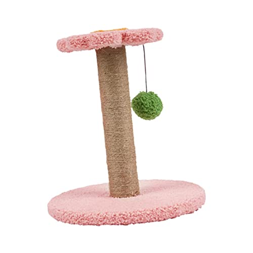 Ioensy Robuster Katzenbaum mit interaktivem Spielzeug und Kratzfläche