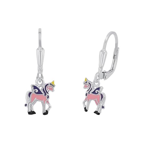  Ohrhänger Mädchen 2 4 Lila Einhorn 2013152