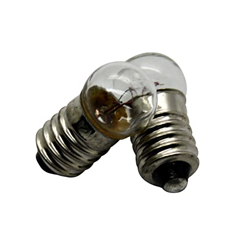 LED-Mafia 12V 3W DC 2X 10x 100x E10 0.3A warmweiß weiße Birnen Glühlampe Schraubgewinde 2