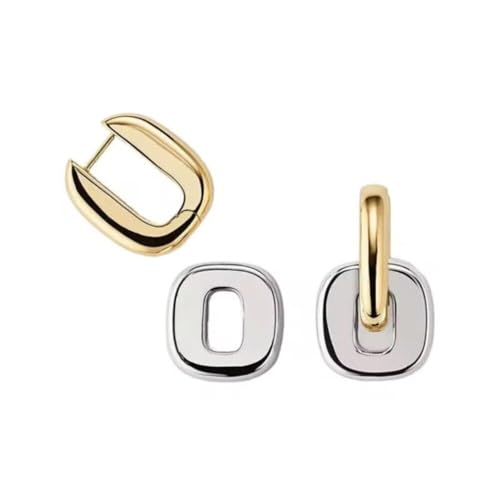 Trend Creolen Ohrringe Bicolor