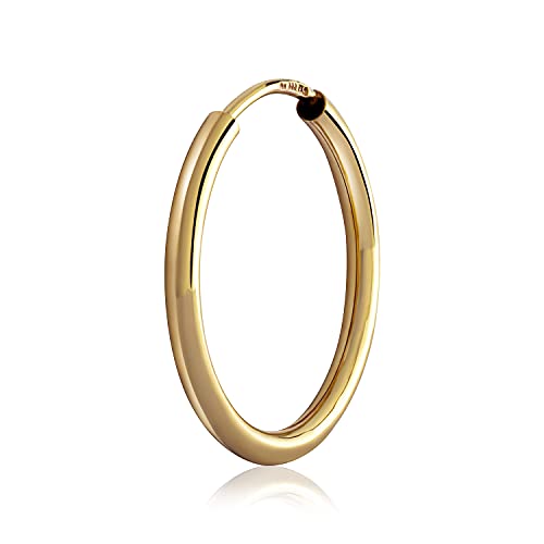 NKlaus Einzel 20mm Creole 333 8 Karat Ohrring 2 0mm starke Goldohrrig 3088