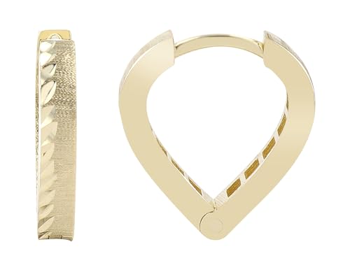 Akzent Nieves Damen-Ohrringe Creolen 333er 8 ct Gold 5500148