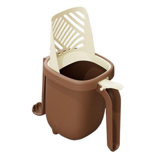 Arrovarp Halter tragbare Abfalldose Kotsieb Kotbeutelhalter für Katze Haustier Huhn Hamster Hundetoilette Innenbereich Reisen Wohnung Outdoor