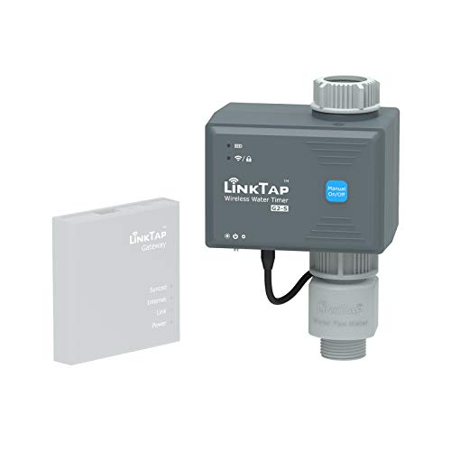 LinkTap G2S Drahtlose BewÃ¤sserungscomputer - Erfordert Gateway - Smarte Wasserzeitschaltuhr mit WassermengenzÃ¤hler Ferngesteuerter BewÃ¤sserung Wettersensibel App Smart Assistant IP66 Wasserdicht