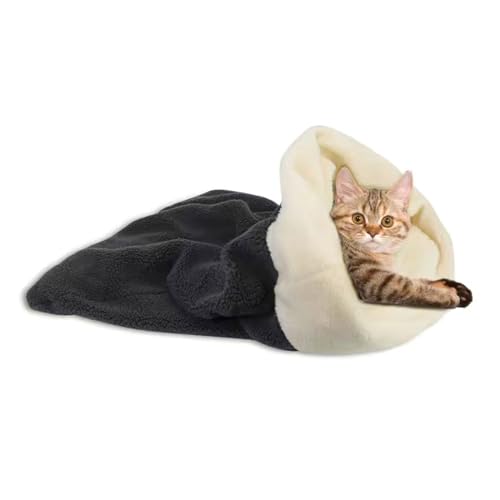 Taschen-Katzenbett Katzenschlafsack für Katzen im Innenbereich beruhigendes Bett waschbar Taschentasche Haustierbett niedliches Nestbett