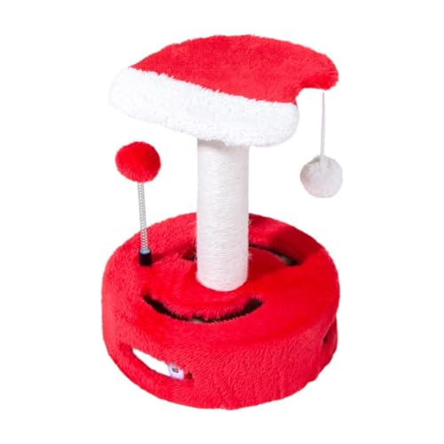 Fzaqwen Weihnachts Kratzbaum für Katzen Katzenbaum Geschenk für Kätzchen