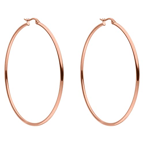  Hoops Rosegold Wasserfeste für aus Geschenk für Frauen 63mm Durchmesser