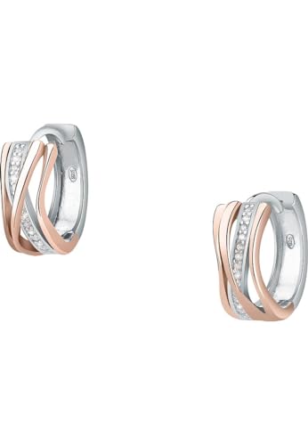 FAVS Damen-Creolen 925er Silber 30 Zirkonia One Size 89147468