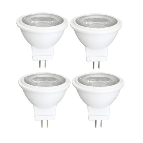 BLOMDE MR11 LED-Glühbirne dimmbarer 4W 12V GU4-Sockel 38-Strahlwinkel hoher CRI 95 verwendet für Schmuckausstellung 4 Stück . Warmes Weiß
