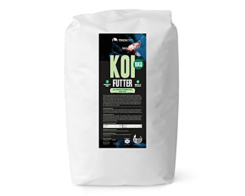 NatureHolic - Koi Futter I hochwertige Zusätze wie Krill Astaxanthin und Spirulina I exakt auf den Bedarf von Koi abgestimmt I Made in Germany I 10 kg