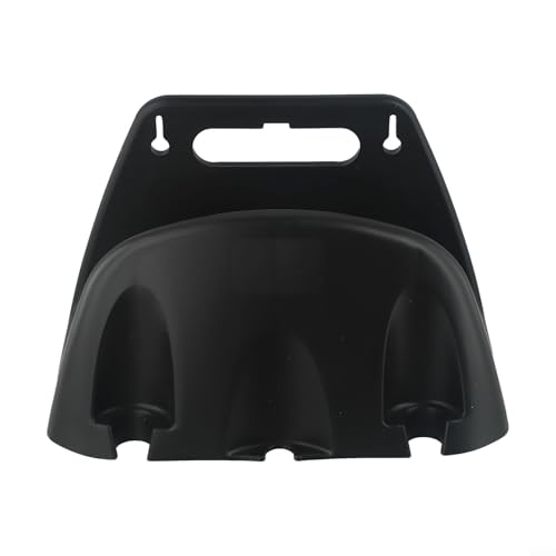 Rehoetom Wandmontierter robuster Gartenschlauchhalter für Outdoor Garage und industrielle Nutzung für langlebige PP-Kunststoff-Schlauchablage für Wasser Luftkompressor und Poolschläuche Schwarz