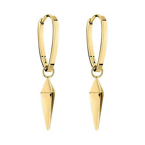 Creole mit Pendel Edelstahl IP Gold