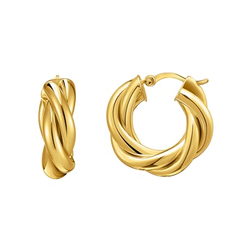 THOMAS SABO Creolen 925 Sterlingsilber 750 Gelbgold Vergoldung